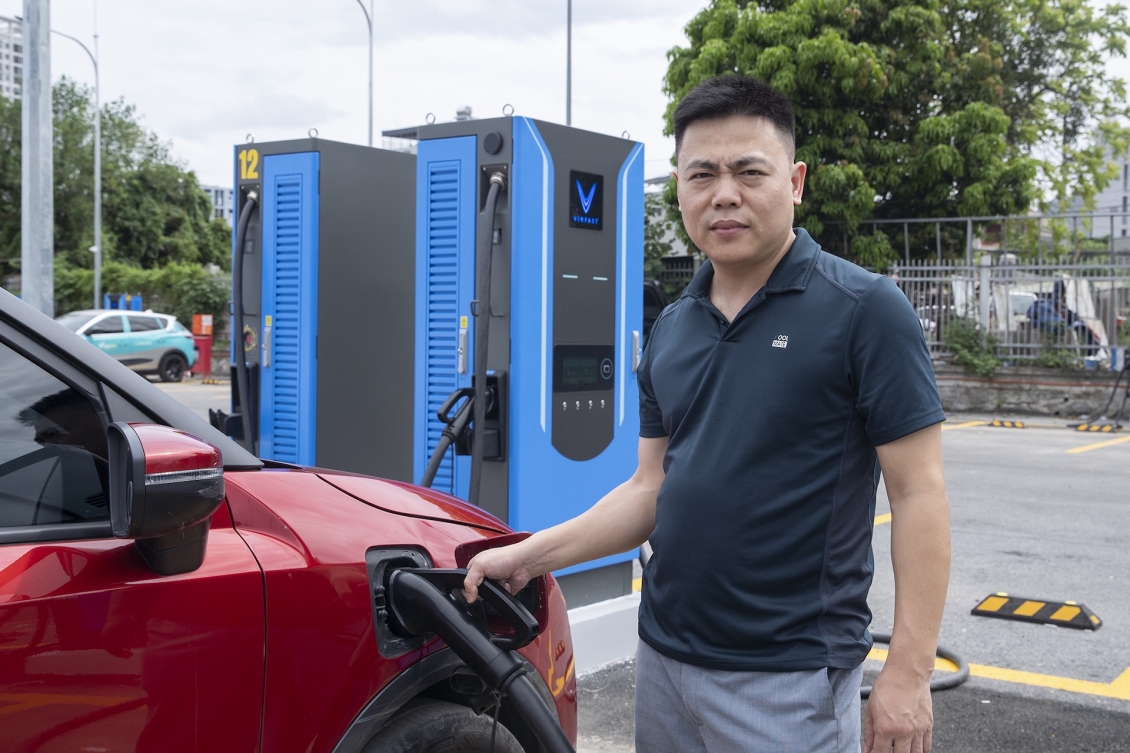 V-Green khai trương trạm sạc siêu nhanh lớn nhất Hà Nội: 42 trụ sạc, 84 xe có thể sạc cùng lúc